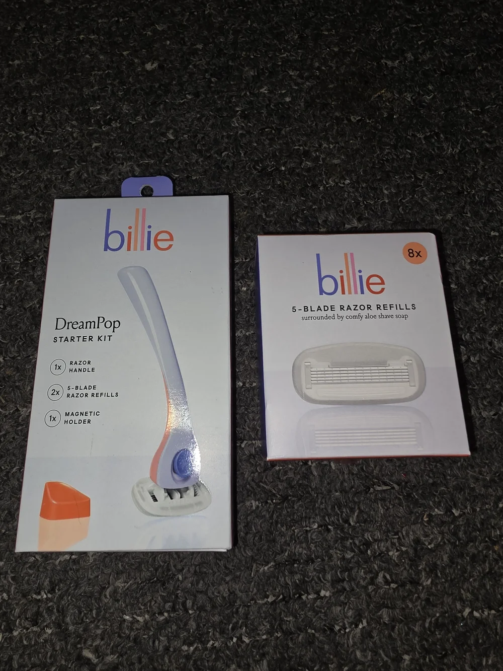 billie DreamPop Starter Kit with 5-Blade Razor Refills Qa 8